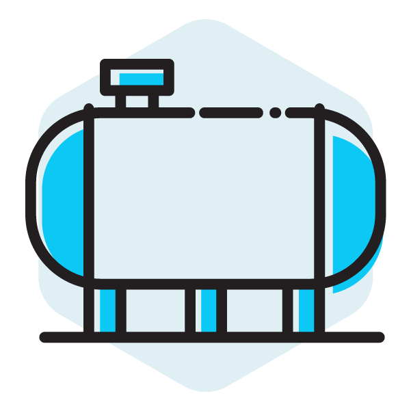 Storage Tank illustration icon